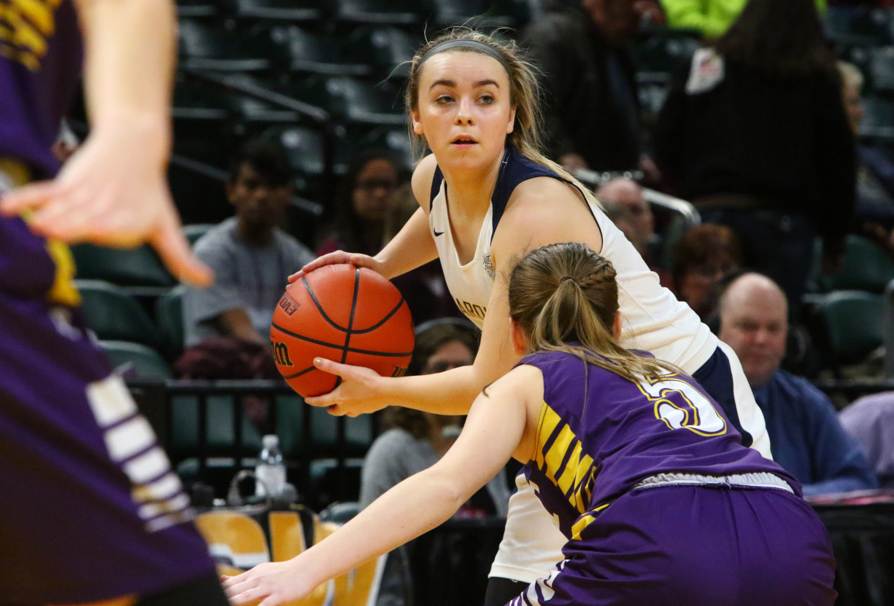 Gallery: Girls Basketball State Finals: Marquette Catholic vs. Vincennes Rivet